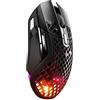 SteelSeries Aerox 5 Wireless - Mouse da gioco RGB traforato - Design ultraleggero e resistente all'acqua - 9 pulsanti - Bluetooth/2,4 Ghz - Sensore ottico TrueMove Air da 18K DPI