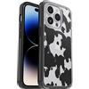 OtterBox Cover per iPhone 14 Pro Symmetry+ Clear per MagSafe, resistente a shock e cadute fino a 2 metri, sottile, testata 3x norme MIL-STD 810G, COW PRINT