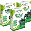 equilibra Integratori Alimentari, Mirtillo, Integratore per la Normale Capacità Visiva e la Funzionalità del Microcircolo, con Estratto di Mirtillo, Vitamina A e Zinco, 60 Capsule Vegetali