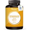 VITAVEA BIEN-ETRE VITAMINA D3 2000 UI - 365 compresse (1 anno) - Per le difese immunitarie e il benessere delle ossa e dei muscoli - Integratori Vitamina D - Ad alto dosaggio (50 µg)