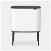 Brabantia PATTUMIERA BO TOUCH BIN 11+23LT BIANCO