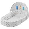 Aziamor Cloudy Riduttore Lettino e Culla Porta Enfant 2 in 1 colore Stellina