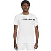 Nike M NSW Repeat SS Top T-Shirt, White/White/Black, XL Uomo