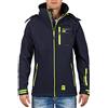 Geographical Norway Giacca da sci softshell da uomo, Blu Navy, M