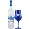 GREY GOOSE Vodka Francese Premium, 40% ABV, 70cl / 700ml, in regalo calice acrilico, realizzata con il miglior grano francese e acqua naturale di sorgente