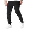 Champion Legacy Icons-Powerblend Terry C-Logo Rib Cuff Pantaloni da Tuta, Nero, M Uomo