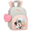 Disney Joumma Bags Minnie Wild Nature zaini per bambini, varie dimensioni, zaino da passeggio, realizzato in poliestere, include pompon decorativo., Verde, Zaino asilo