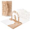 Vicloon Biglietto d'Auguri, 3D Pop Up Matrimonio Carta, con Busta, Invito di Nozze Valentino Abbracciare Gli Sposi per Valentine's Day e Auguri Matrimonio Anniversaire