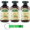 Beni Culinari 3x Antica Erboristeria Shampoo Addolcente alla Camomilla per Capelli Delicati Formula Vegana Senza Siliconi e Coloranti Flaconi da 250ml + Portachiavi Beni Culinari in Omaggio