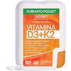 Agocap Vitamina D3 K2, 200 Microcompresse in Confezione Tascabile. Vitamina D3 2000 ui e Vitamina K2 (MK7), per Ossa, Denti, Articolazioni e Sistema Immunitario. Qualità ITALIANA. K2 Vitamina. D3 K2, Agocap