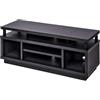 Iris Ohyama, Porta TV/Mobile TV/TV Porta TV in legno/Porta TV con 5 ripiani aperti/TV fino a 43, Legno massello, fori passacavi, Ufficio, Soggiorno - TV Cabinet Middle OTS-100M - Quercia nera