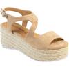 CHATTAWAK 18HJostaVbeige36, Sandali con Tacco Donna, Beige, 36 EU