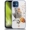 Head Case Designs Aquila Bestie Geometrici Custodia Cover in Morbido Gel Compatibile con Apple iPhone 12 / iPhone 12 PRO