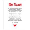 Artery8 Poster con poesia d'amore, gioco di ruolo, fidanzato nerd, romantico, per camera da letto, stampa su carta spessa, 45,7 x 61 cm