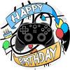 J&M DECO Decorazioni Torta Compleanno - Cake Topper Motivo Giocatore - Commestibile Topper Torta Compleanno - Carta Commestibile Fondant - Topper Torta Rotondo 20 cm - Decorazioni Torta Gamer