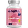 Gloryfeel Inositolo Integratore, con Acido Folico Quatrefolic®, Vitamina B6, 2000mg di Inositolo per Dose, Integratore per il Benessere Femminile, 200 Capsule, Senza Additivi