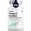 Gloryfeel Omega 3 Olio di Pesce, 1000mg di Omega 3 500 mg EPA + 250 mg DHA, Integratore Olio di Pesce Omega 3 Capsule, 120 Capsule, Omega3 Fish Oil, Cuore & Cervello Sani, Testato in Laboratorio