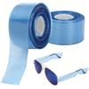 XPEX 400 Pezzi Stanghette Occhiali Ricambio, Copri Stanghette Occhiali, Copristanghette Occhiali Monouso Dispenser, Accessorio Per Protezione Per La Colorazione Dei Capelli(Blu)