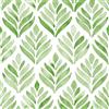 ICYEHAO Carta da Parati Floreale Verde, 44.5 x 500 cm Carta da Parati Bianco e Verde Fiori Foglie Piante Moderna Acquerello Foglie Verdi Boho Pellicola Adesiva per Mobili,Camera da Letto,Soggiorno,Bagno