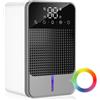 MUMUWIND Deumidificatore Casa Muffa 1200ml Deumidificatore Portatile Silenzioso Efficiente Deumidificatore Elettrico Autosbrinamento Peltier Deumidificatore per Cameretta Bagno Ufficio Armadio Garage