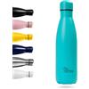 Otto Koning Borraccia Termica in acciaio inox-Otto Koning. Mantiene le bevande fredde per 24 ore e quelle calde per 12 ore. Bottiglia thermos a prova di perdite, senza BPA (500ML, Verde)