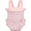 GAGAKU Portapacchi per Bambole in Morbido Cotone per Animali farciti Peluche Accessori per Bambole - Rosa - Fiore di Pera