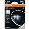 OSRAM LEDriving SL, W2,3W, lampada T5, bianco 6000K, retrofit LED, solo uso fuoristrada, doppio blister (2 lampade)