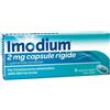 Difarmed S.L. Imodium 2mg Loperamide Cloridrato contro la Diarrea, 8 Capsule Rigide