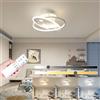 YLFXL Plafoniera Led Soffitto 40cm Lampadario Cameretta da Letto Dimmerabile, 40W Plafoniera Cameretta Bambini Lampadario Nuvola, Lampade a Soffitto Led per Soggiorno Camera da Letto Camera dei Bambini