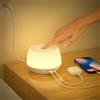 Görvitor Luce notturna a LED con caricatore USB-C da 20 W, con touch dimmerabile, cambia colore RGB e timer, lampada da tavolo per camera dei bambini, camera da letto, soggiorno