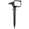 btfarm 1 Pezzi 72LED Luci Solari da Giardino Potenti, 3 Livelli di Luminosità Lampade Faretti Solari a LED da Esterno, IP65 Impermeabile Lampada Lampioni Solare per Cortile, Alberi, Bianco Freddo