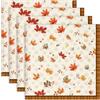 Arquiel Tovaglioli Foglia D'Acero Set di 4, Tovaglioli di Stoffa 100% Cotone Riutilizzabili Morbido Tovaglioli da Tavola Perfetto per Feste, Casa, Cucina, Caffè, Ristoranti, Matrimoni(45×45cm)