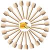 WingFly Cucchiaini Bastoncini Miele Legno Piccoli Mini Spargimiele 8 cm Cucchiai Legno per Miele per Vasetti Miele per Bomboniere Ringraziamento Matrimonio Battesimo (100 Pezzi)