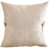 SWJ-swjssb Copri Federe Cuscini 80x80 Copricuscino 60x60 Con Cerniera,Federe Cuscino Quadrato Moderne Per Camera Da Letto Divano Decorativo Velluto Elegante Lavabile Fodere Per Cuscino ( Color : Beige , Size : 7