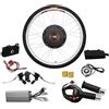 GMSLuu Kit di conversione per bicicletta elettrica, motore posteriore, 800 W, per e-bike, 36 V, motore a mozzo da 28, con controller, freno, raggi neri, adatto per biciclette normali