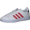 adidas Grand Court 2.0, Sneaker Uomo, Ftwr White Better Scarlet Core Black, 36 EU