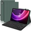 SENGBIRCH Cover con Tastiera per Lenovo Tab P11 (2 Gen), Italiano QWERTY Tastiera per Lenovo Tablet, Tastiera Bluetooth Magnetica Rimovibile, Slim Smart Cover per Lenovo Tab P11 11.5 2 Generazione, Verde Scuro