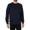 Timberland Uomo Felpa con Logo Ricamato, Blu, M