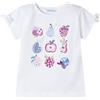 Mayoral Maglietta m/c Frutta per Bambine e Ragazze BCO-Orchid 4 Anni (104cm)