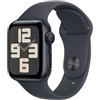 Apple Smartwatch Apple AW SE GPS 40mm Cassa in alluminio Midnight con cinturino Sport S/M