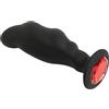 AMAZBEE Spina Anale in silicone realistico glande dildo cristallo diamante coda spina estrema urto texture spina anale per coppie uomo donna giocattolo del sesso (S)
