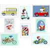 DKORARTE Set 8 fogli decorativi da parete per quadri decorazione soggiorno moderno, camera da letto, camera, senza cornice, Snoopy (4 x A3 (41 x 29,7 cm), 4 x A4 (29,7 x 21 cm)