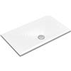 Bagnoexpert Piatto doccia 80x120 h.3,5 in ceramica bianco lucido Rebel di Ceramica Azzurra