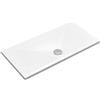 Bagnoexpert Piatto doccia 70x140 h.3 5 in ceramica bianco lucido Rebel di Ceramica Azzurra