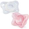 Chicco Succhietto Gommotto Mini Soft 0-2M Silicone Rosa 2 Pezzi