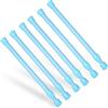 Goowin - 6 pezzi aste di tensione, aste da 30-50 cm per tende, aste antiruggine senza foratura, regolabili, per finestre, librerie, aste per armadio, aste di supporto per asciugatura (blu)