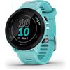 Garmin Forerunner 55 (Aqua), Smartwatch running con GPS, Cardio, Piani di allenamento inclusi, VO2max, Allenamenti personalizzati, Garmin Connect IQ