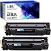 LxTek Compatibili Cartucce di Toner Sostituzione per HP 83A CF283A per LaserJet Pro M201dw M201n per MFP M225dn M225dw M125a M125rnw M125nw M127fn M127fp M127fs M127fw (Nero, 2-Pack)