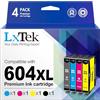 LxTek 604XL Compatibili Cartucce d'inchiostro per Epson 604 604XL per Expression Home XP-2200 XP-2205 XP-3200 XP-3205 XP-4200 XP-4205 Workforce WF-2910 WF-2930 WF-2935 WF-2950 (4-Pack)