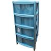 Tontarelli Cassettiera BAMBU' 4 Cassetti Delfin in Plastica (38x39x78h cm, DELFIN)